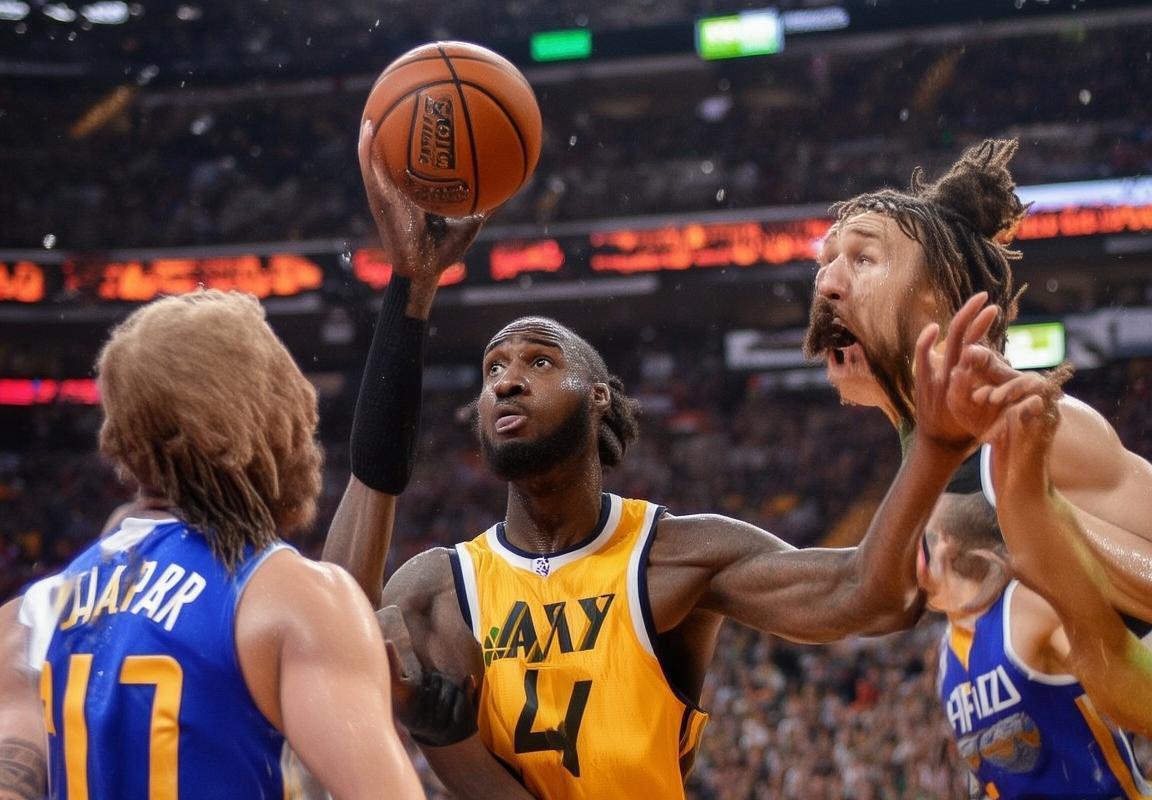 2017NBA季后赛首轮：爵士快船巅峰对决精彩瞬间