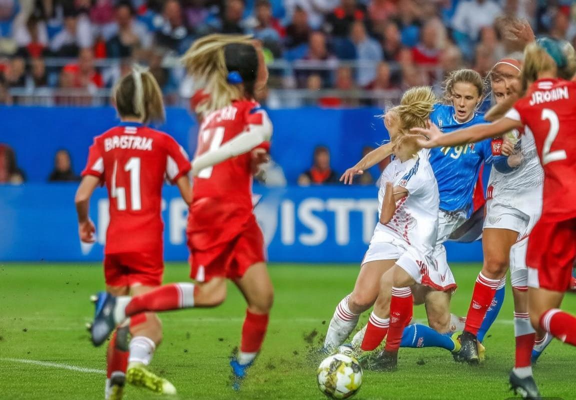 2019欧足女足捷克VS俄罗斯巅峰对决精彩瞬间